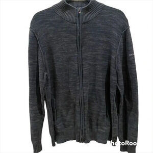 - DKNY men’s zip up sweater